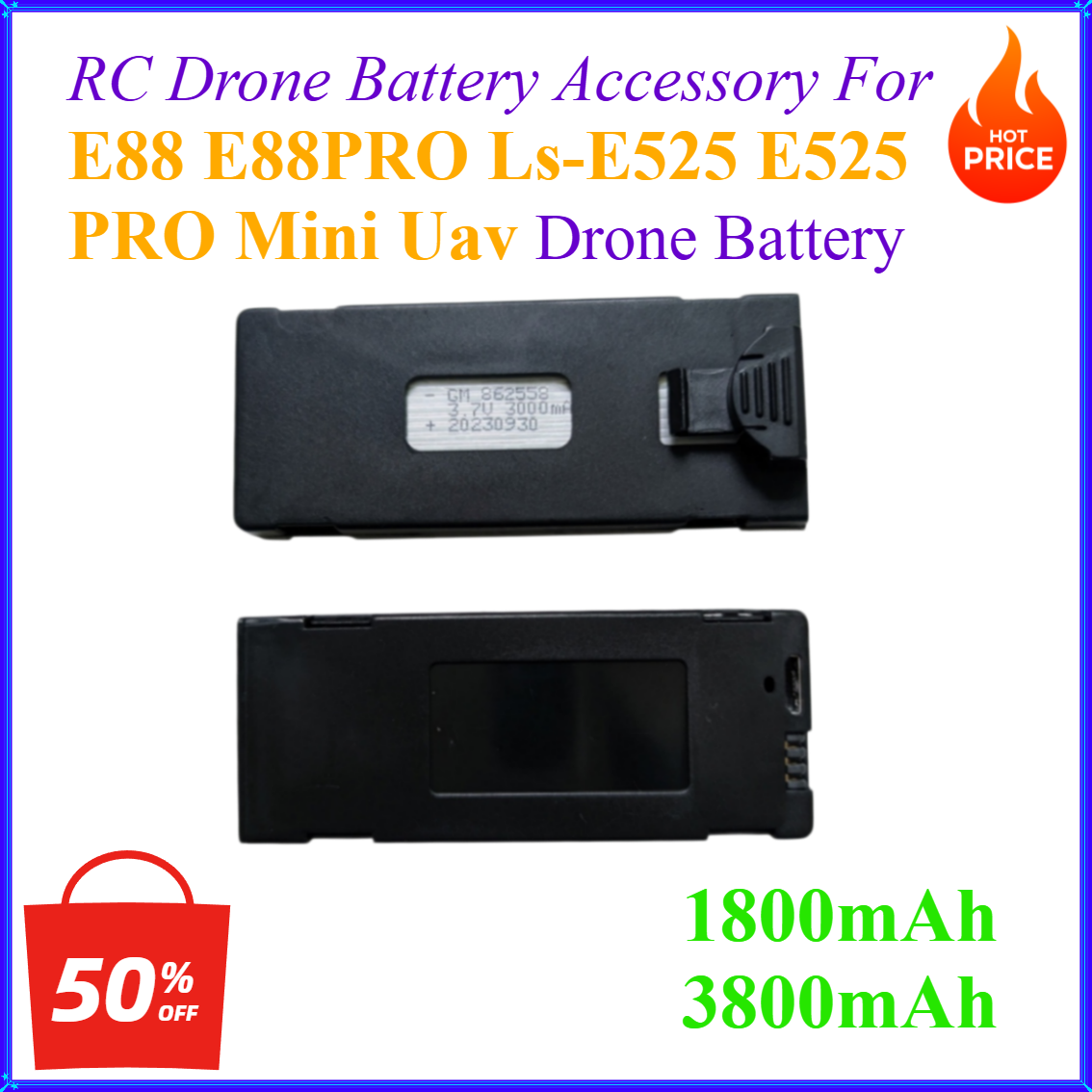 Drone Zll Rc - 3,7V 1800mAh 3800mAh RC-Drohnen-Akku Zubehör für