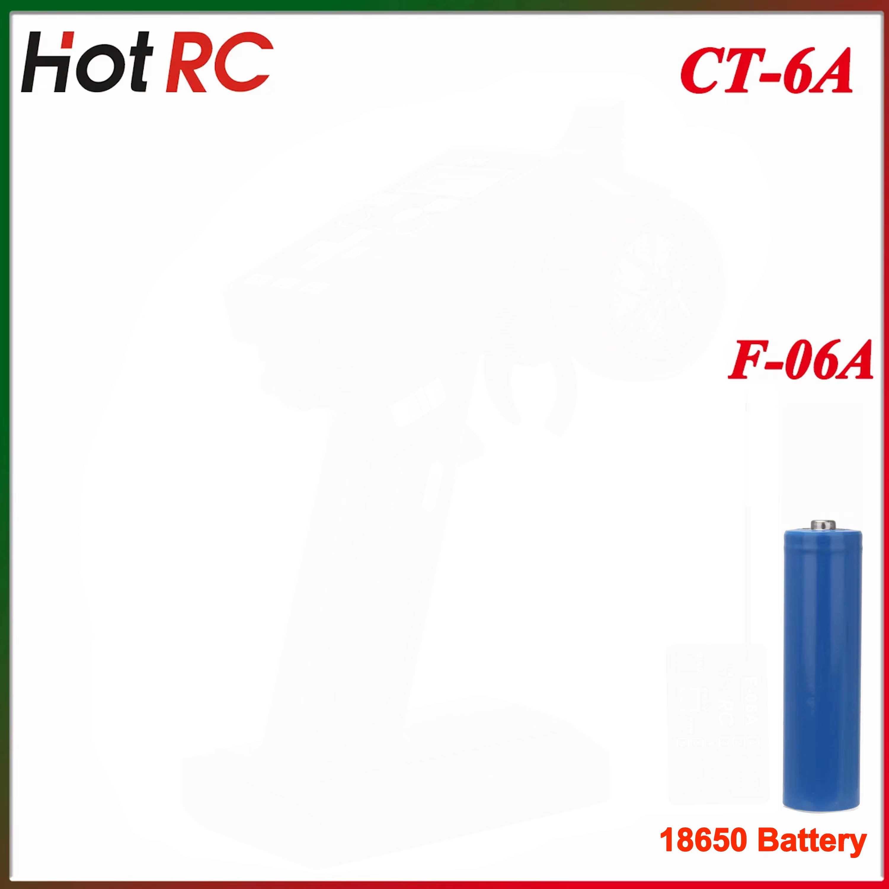 Drone Rc Receiver And Transmitter - HotRC CT-6A 2,4G 6-Kanal Einhand-Funkfernsteuerung mit