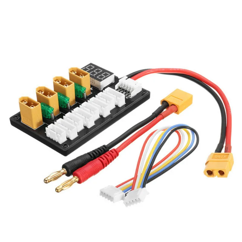 Lipo Parallel Charging Board - 3S/4S XT60 B6 Lipo-Akku 5P parallele