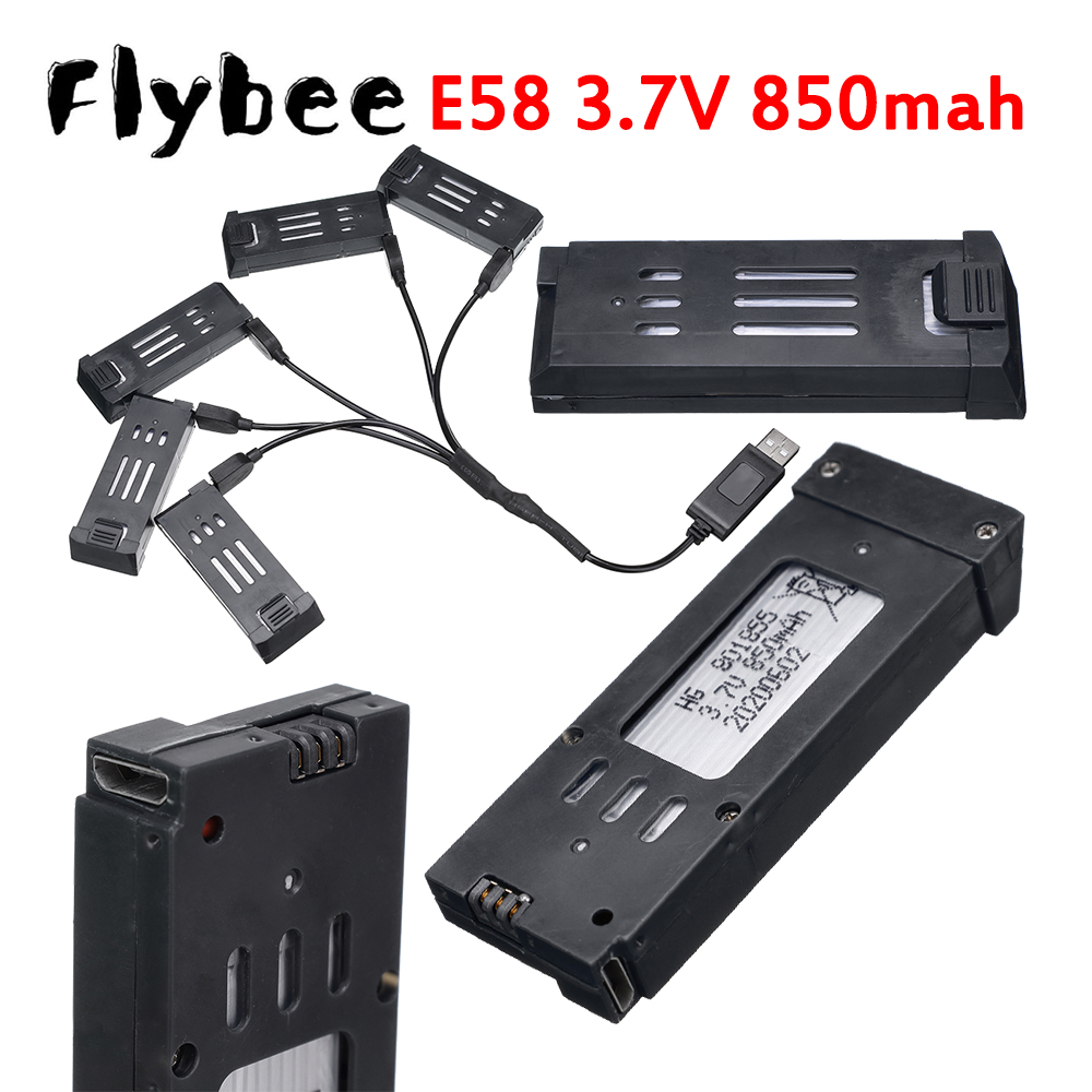 Rc Drone Uav - 3,7V 850mAh RC-Drohnen-Akku für E58 E68