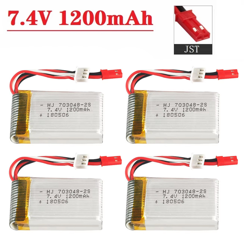 Drone Mjx Rc - Lipo-Akku 2S 7,4 V 1200 mAh
