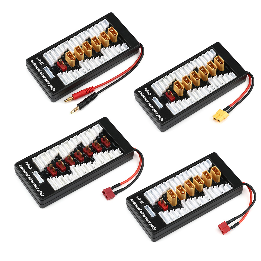 Lipo Parallel Charging Board - 2S-6S XT60 Parallel-Ladeplatte 6 in 1