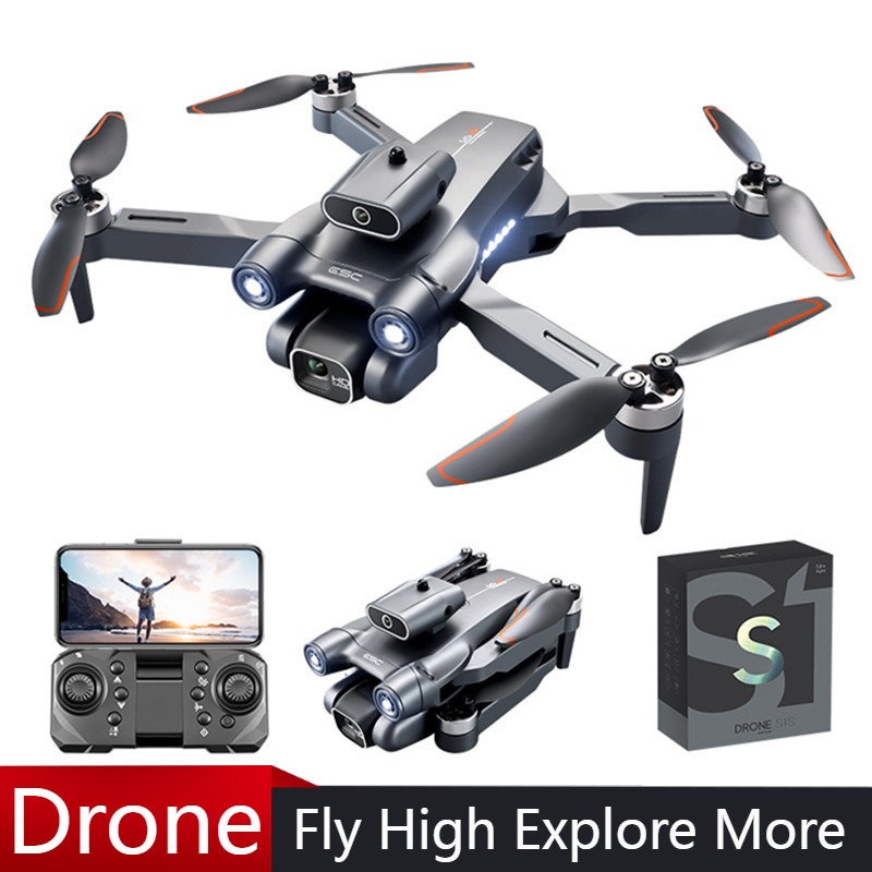 Drone Rc S1S - Mini-Drohne S1S RC-Drohne, professionelle 6K-Luftbildkamera, Dual-Objektiv,