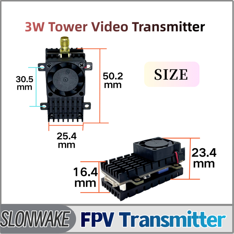 Drone Rc1 - SLONWAKE 5,8G 3000mW Simulation VTX FPV
