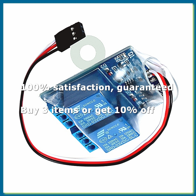Drone Two Rc Way - 5V 10A Zweikanaliges Industrielles PWM-Relaismodul mit