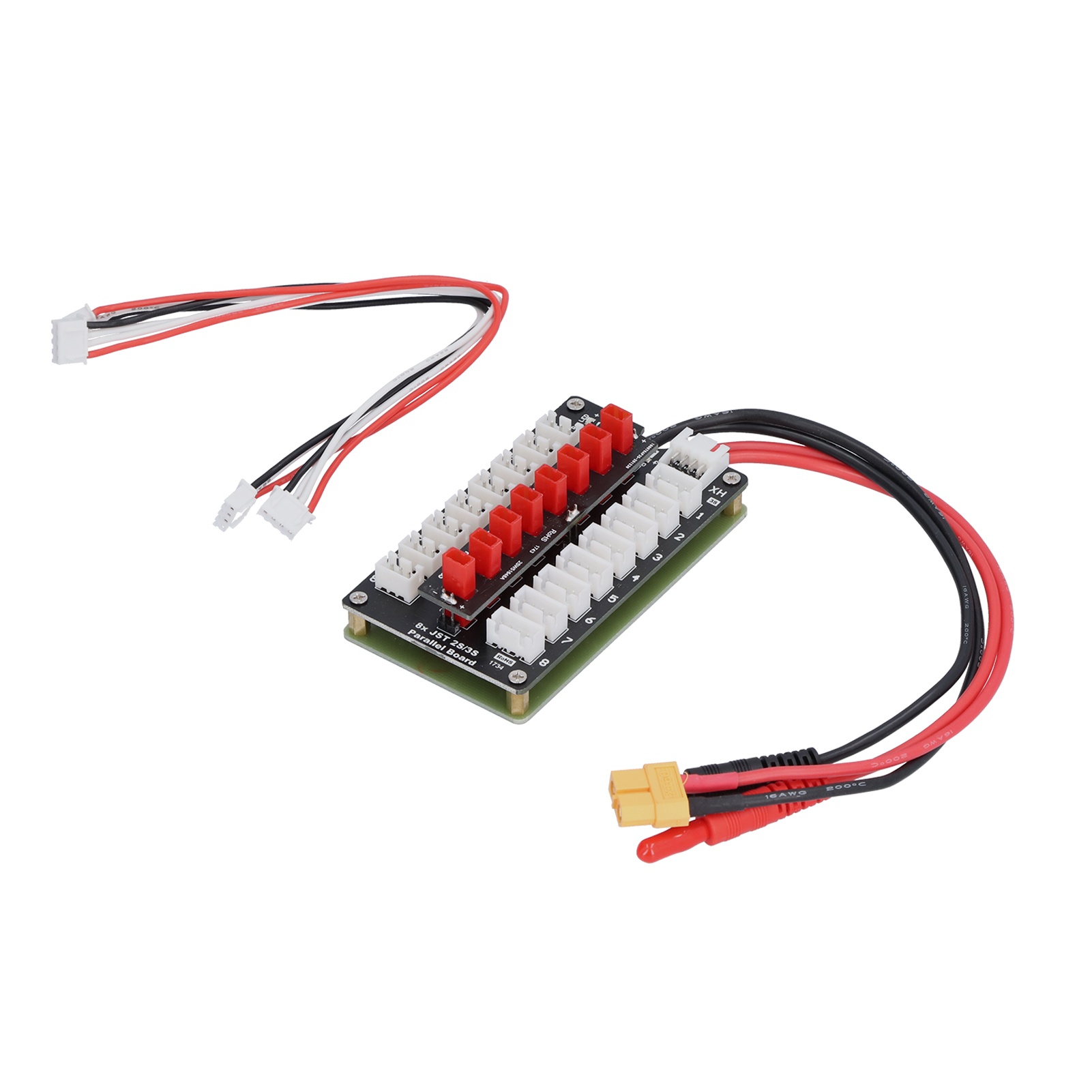 Lipo Parallel Charging Board - LiPo-Ladeboard mit JST-Stecker XH 2S/3S Lithium-Batterie-Paralleladapter