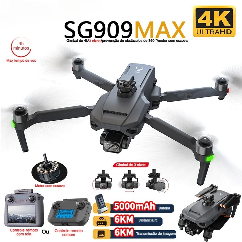 Drone Zll Rc - ZLL SG909 SG909MAX Professionelle Drohne mit