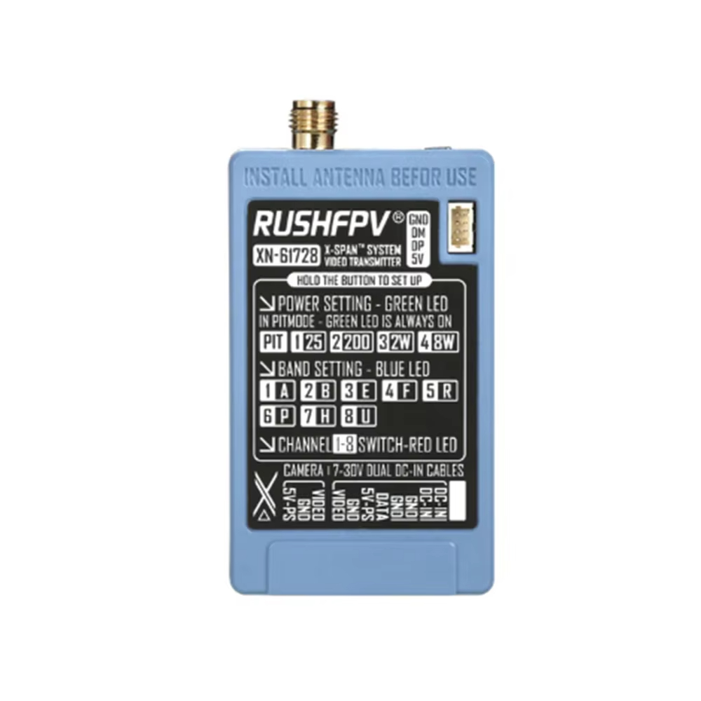 RUSHFPV 6.1‑7.2G 8W X61728 VTX – Drone Rc1 Bewertung und Preis