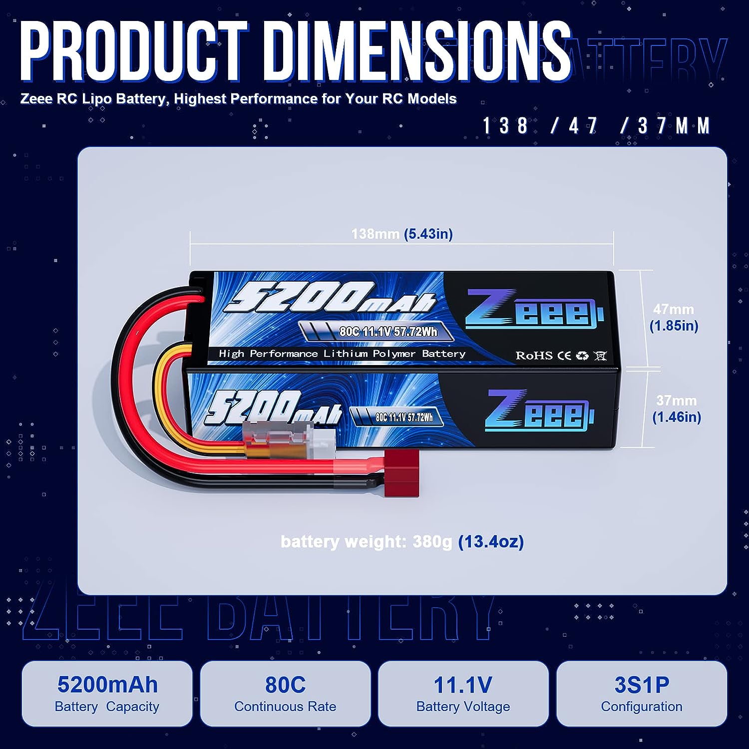 1/2 stücke Zeee 3S 5200 mAh Li – Drone Rc Land Bewertung und Preis