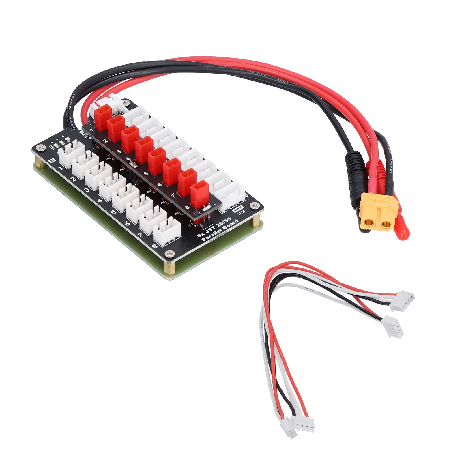 LiPo-Ladeboard mit JST-Stecker – Lipo Parallel Charging Board Bewertung und Preis