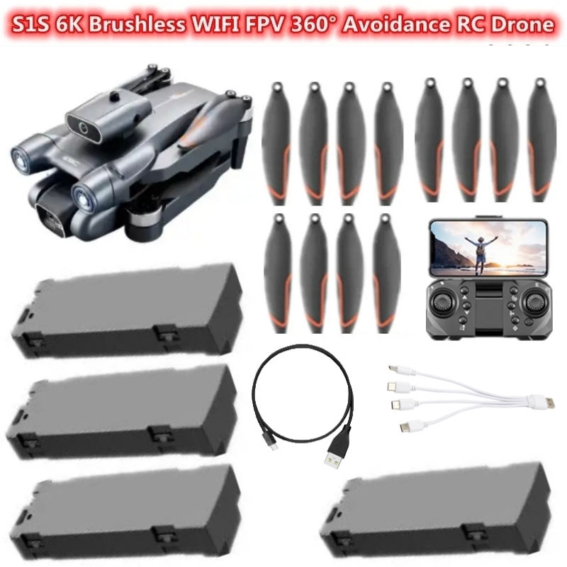 S1S 6K Bürstenloser WIFI FPV 3 – Drone Rc S1S Bewertung und Preis