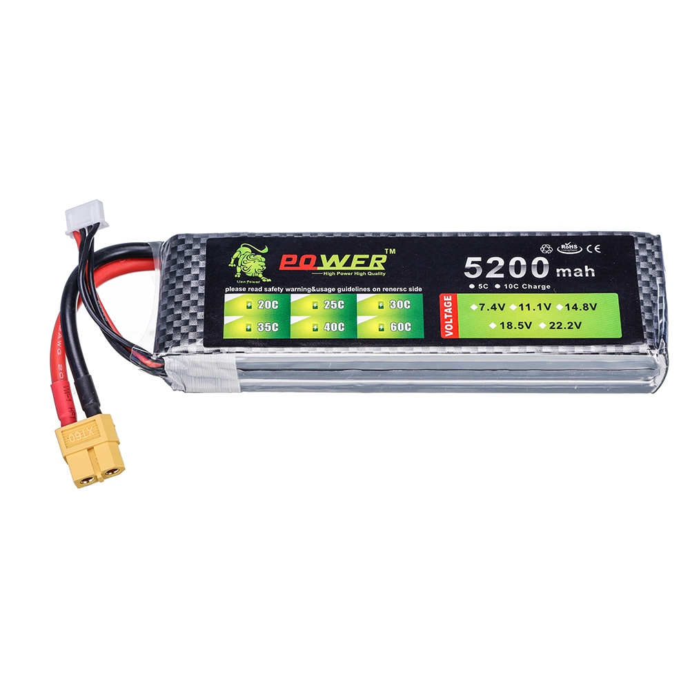 3S 5200mah 11,1V 60C Lipo Batt – Drone Zll Rc Bewertung und Preis