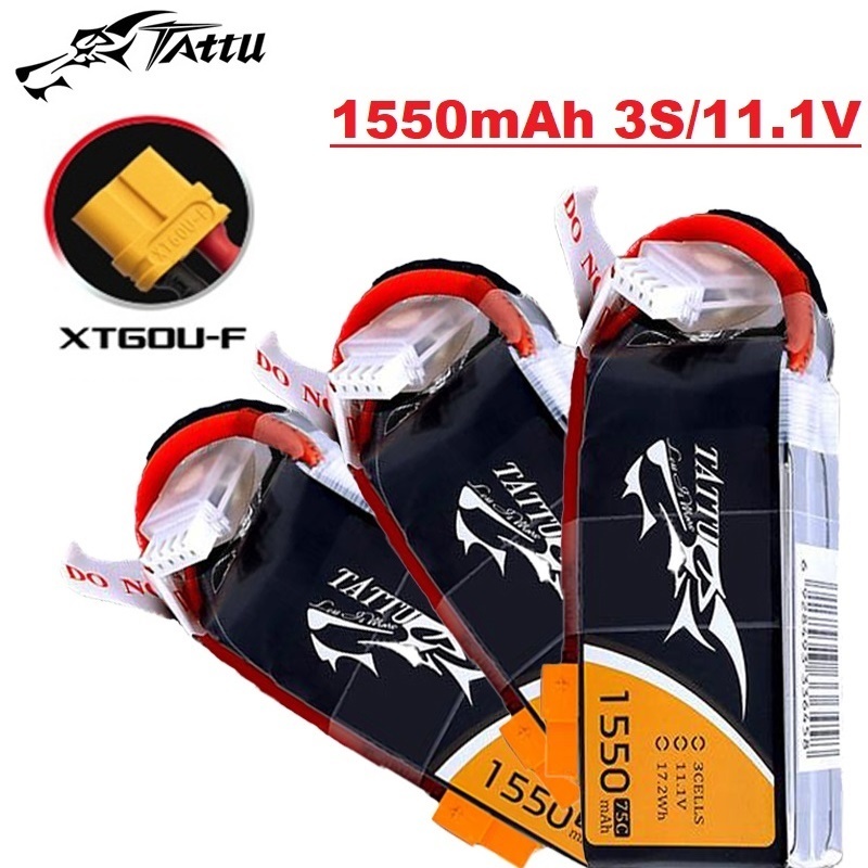 Tattu 3s 11,1 v 1550mah 75c li – Drone Zll Rc Bewertung und Preis